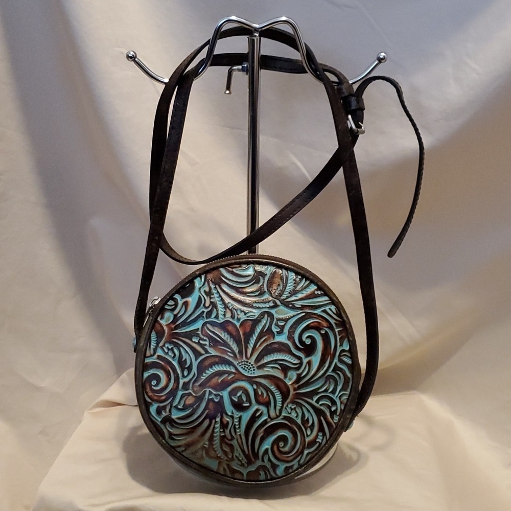 Patricia Nash Floral Round Crossbody